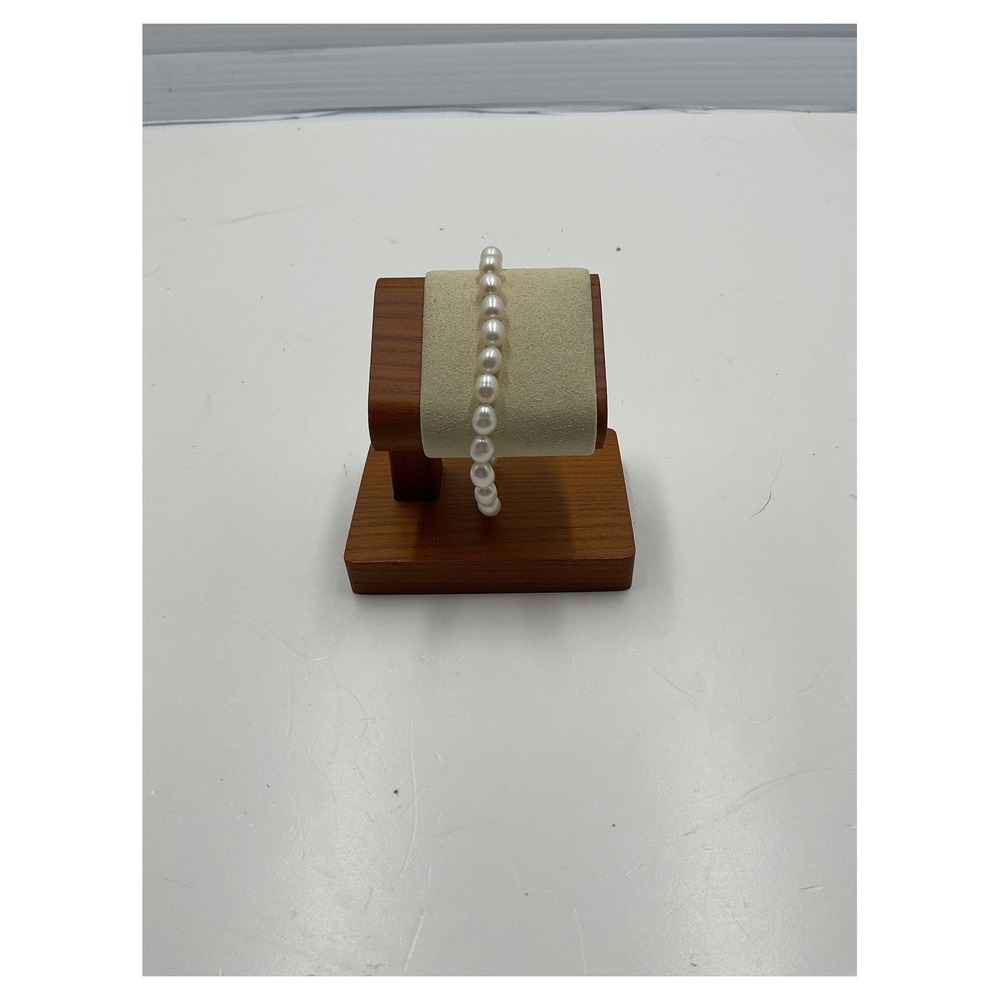 Vintage Freshwater Pearl Bracelet Sterling Silver 925 Clasp‎